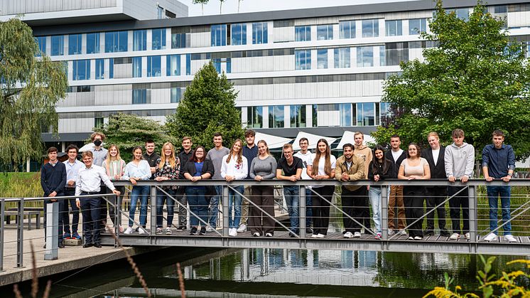 The 2023 training cohort at Dachser's head office in Kempten. Photo:  Dachser/Matthias Sienz