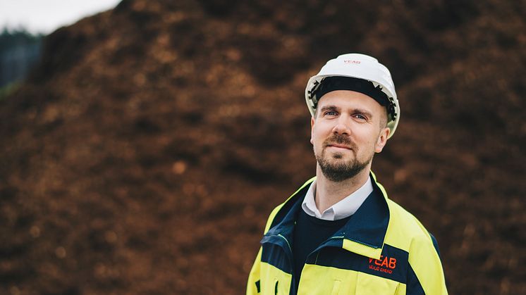 Peter Philipsson, driftsupportchef för Kraft och värme på Växjö Energi.