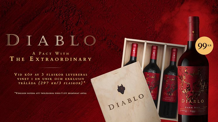 Julklappstips! DIABLO – ett smakrikt vin i exklusiv trälåda