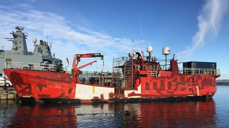 The 'Esvagt Preserver' was stripped right back before being rebuilt.