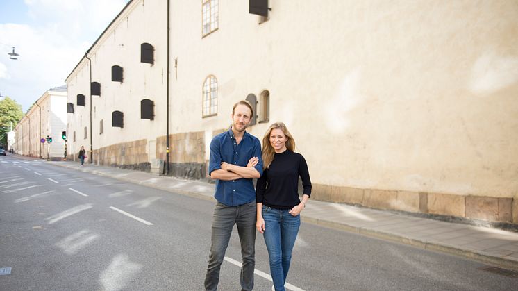 Pressbild Nils von Heijne och Ebba Hallin