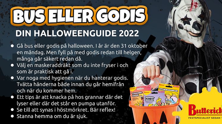 Guide för bus eller godis 2022