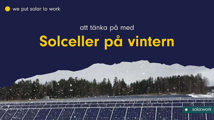 Att tänka på när vi går mot vinter