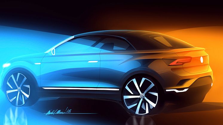 Volkswagen introducere i 2020 en cabriolet baseret på T-Roc