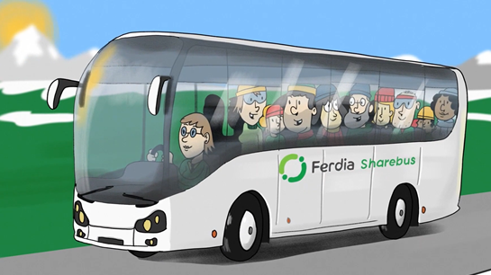 Sharebus på veien