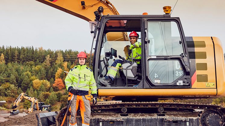 Elever erbjuds en högt efterfrågad utbildning med inriktning anläggningsfordon till hösten 2024/2025