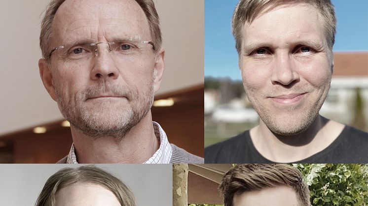 Anders Larsson, André Kelkkanen, Johan Gustavsson och Erik Haglund