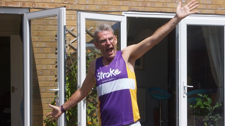 Eastleigh stroke survivor goes the extra mile for the Stroke Association