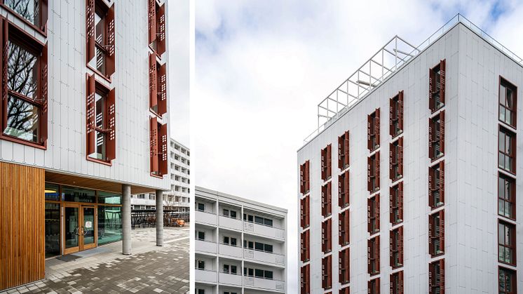 FOJAB har ritat det nya studentbostadshuset med tiorumslägenheter på Helsingkrona nation i Lund.  