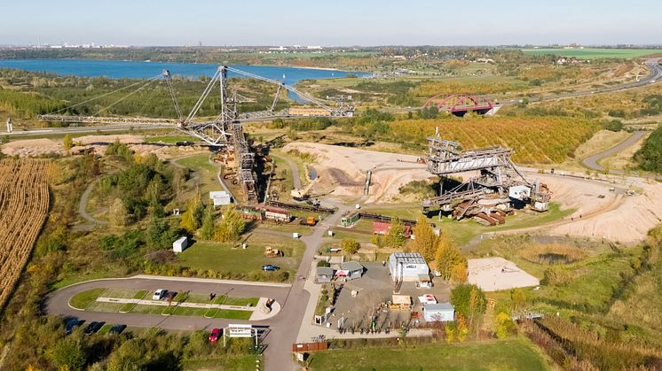 Blick auf den Bergbau-Technik-Park im Leipziger Neuseenland - Foto: Tobias Seidler