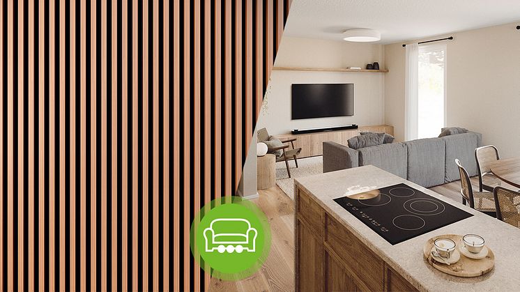 Mit Akustikpaneelen können Sie Ihrem Wohnraum ein ganz neues Design verpassen.