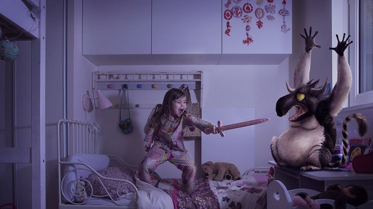 About half of all children aged 4-8 years have nightmares that affect their will and ability to sleep. To solve the problem Martina Eriksson developed Dream Play, a monster trap consisting of a digital and physical product.