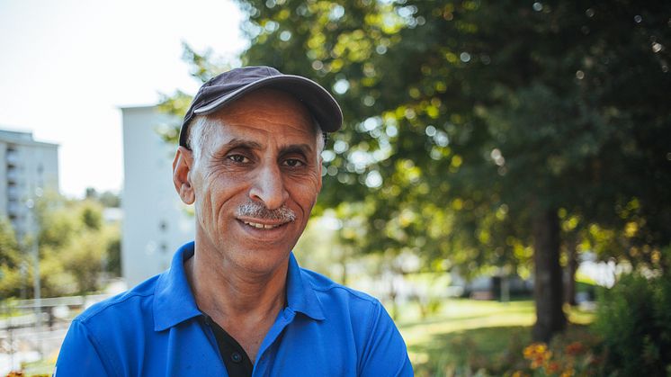 Karim Khudayyir är miljövärd i Bergsjön