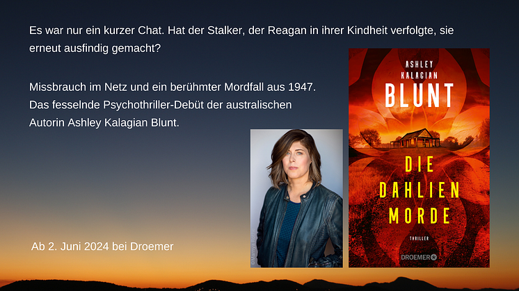 Starkes australisches Thriller-Debüt: "Die Dahlien-Morde" von Ashley Kalagian Blunt