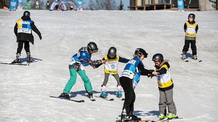 Arkivbild: Alla på snö i Kungsberget, foto: Ulf Palm.