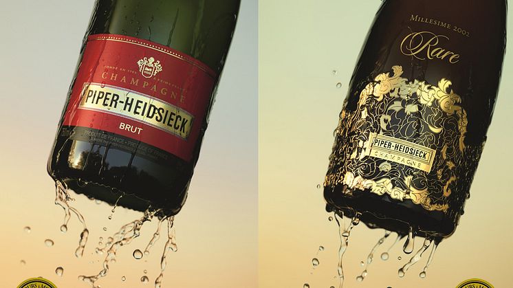 Guld till PIPER HEIDSIECK Cuvée Brut & Rare 2002