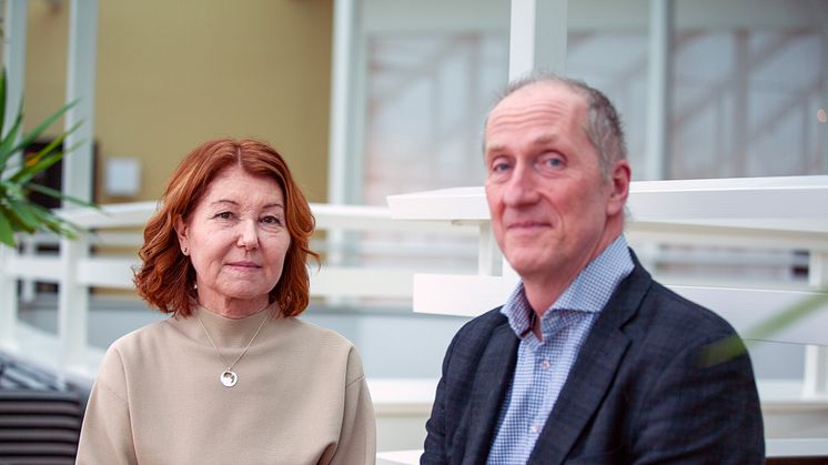 Ann-Christine Gradin, utbildningsdirektör, Umeå kommun och Lars-Erik Lauritz, föreståndare vid Lärarhögskolan, Umeå universitet.