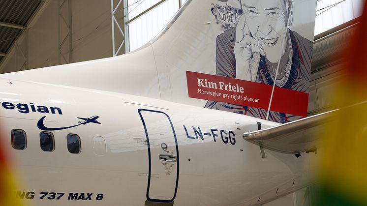 Norwegian tail fin hero Kim Friele 19 June 2023