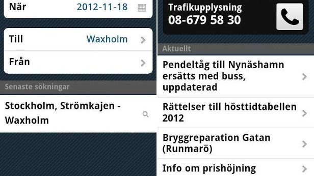 Waxholmsbolagets app uppdaterad och finns nu för Android