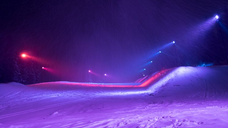 Ambilight Garden in Åre Ambilight Snow Park 