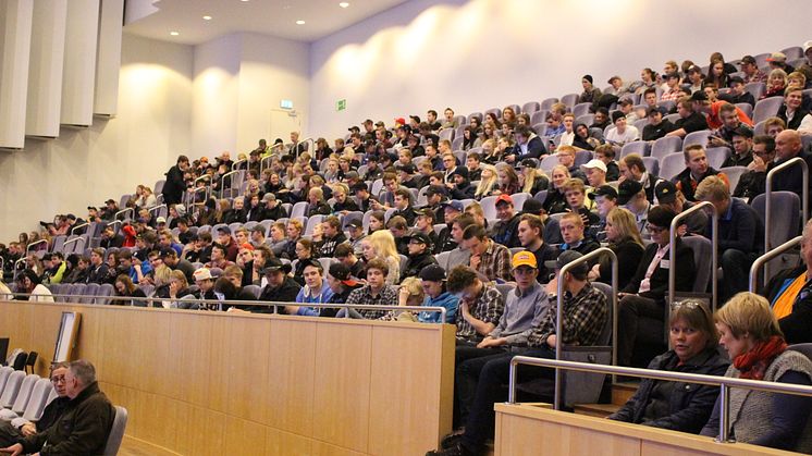 Över 1000 elever och lärare från landets naturbruksgymnasier deltog på etinspirerande seminarium på Elmia Lantbruk.