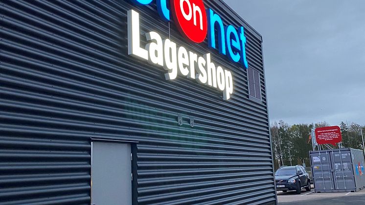 NetOnNet förstärker sitt omnikanalkoncept med ny Lagershop i Södertälje