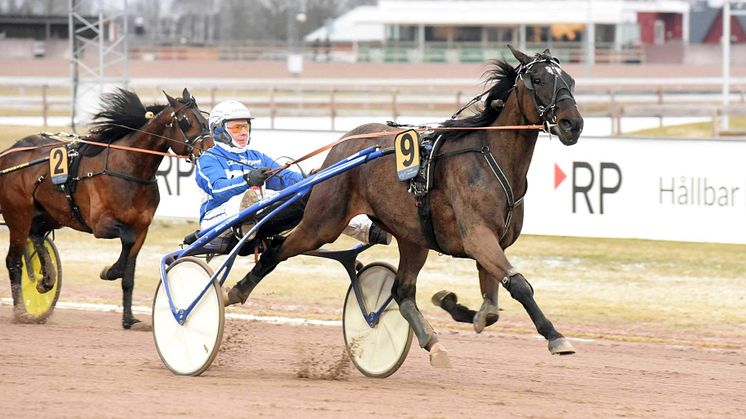 High On Pepper, målgång Mantorp 9 mars