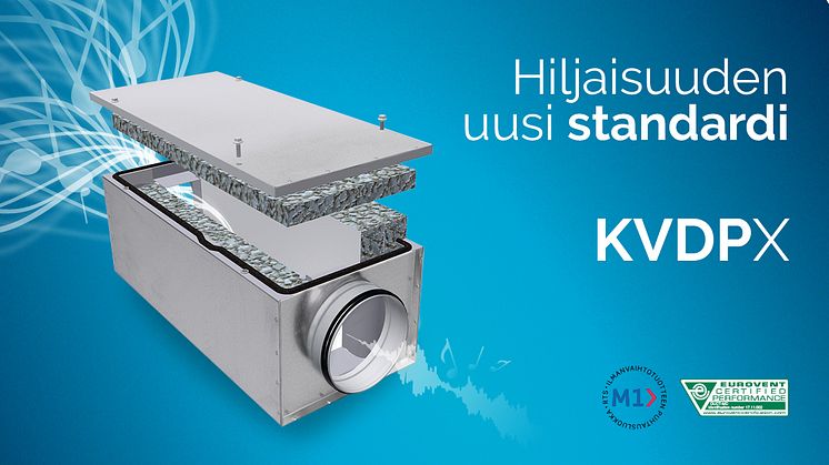 Uusi KVPDX-äänenvaimennin luo hiljaisuudelle uuden standardin