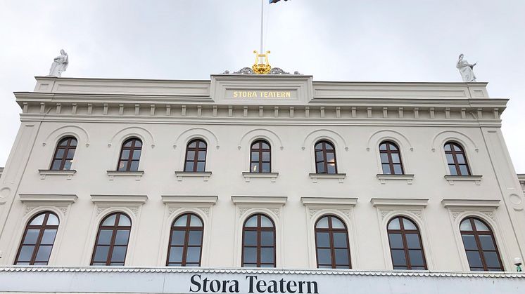Stora Teatern nominerad till Sveriges bästa husfasad