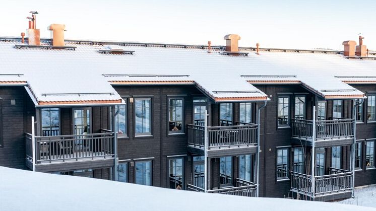 Säfsen Resort erbjuder skidåkning och modernt boende i lägenheter när backen med ski-in/ski-out