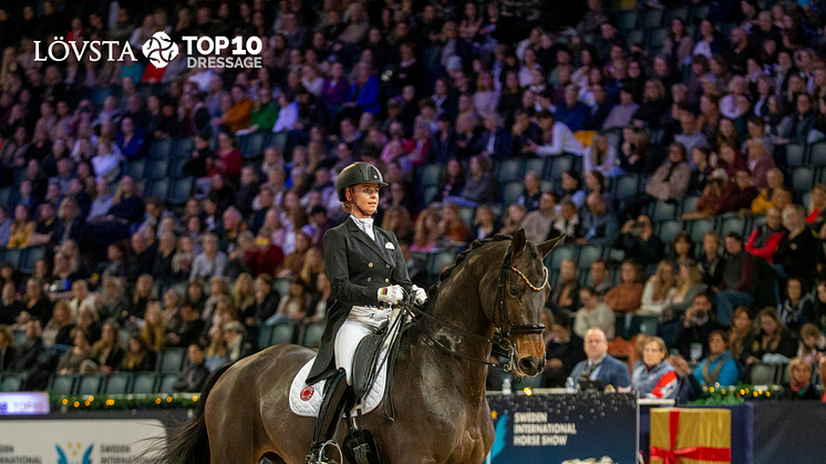 Jessica von Bredow-Werndl (GER) and TSF Dalera BB is the current Top 10 Dressage champion as they won the competition in 2021. Photo credit: Roland Thunholm/SIHS