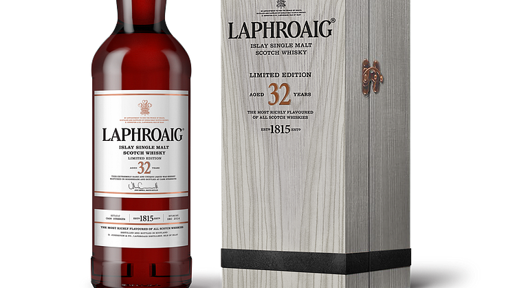 Laphroaig fyller 200 år och firar med exklusiv lansering av 32-årig whisky