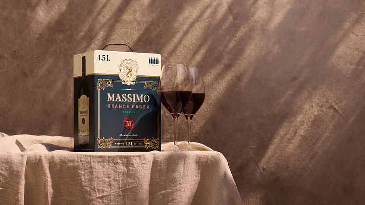 Massimo Grande Rosso 2022 - Sveriges första 4,5-liters box på Systembolaget! 