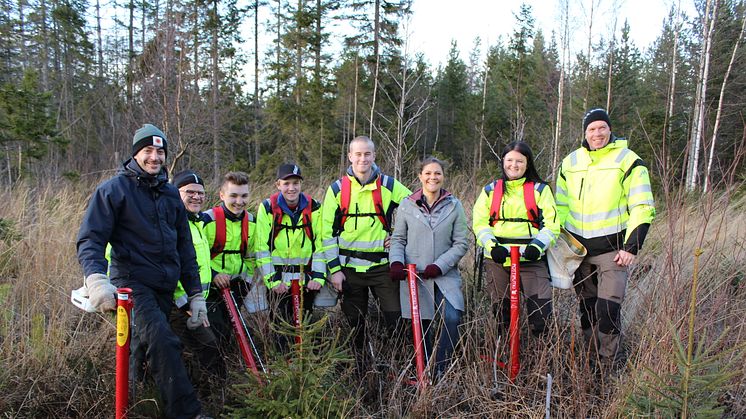 Kronprinsessan Victoria tillsammans med SG/SödraViken och Stora Enso