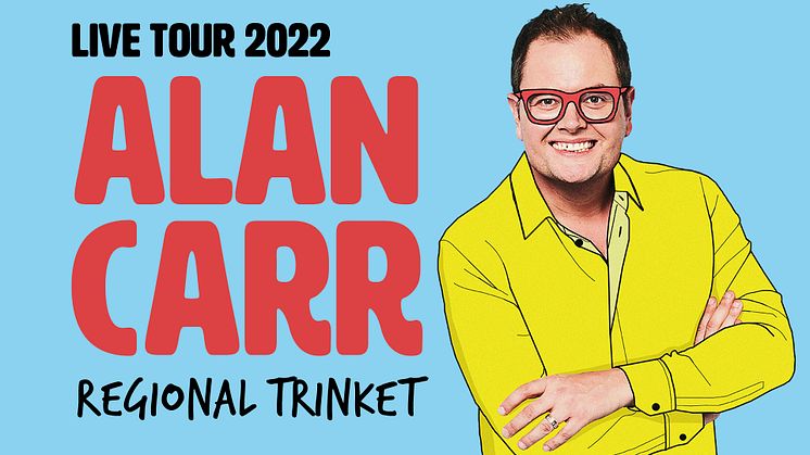 Alan Carr till Nöjesteatern 26 oktober 2022