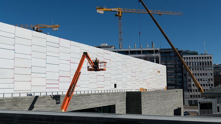 Statsbyggs byggeprosjekt er forsinket og det nye Nasjonalmuseet åpner derfor først i 2022. (Foto: Annar Bjørgli / Nasjonalmuseet)