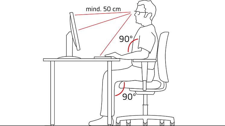 Homeoffice: Ergonomischer Arbeitsplatz