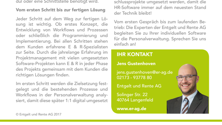 Individualprogrammierung von HR-Software