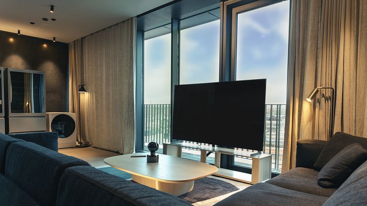 LG Electronics samarbetar med välrenommerade Hotel At Six i Stockholm och inreder nya lyxsviten LG SIGNATURE SUITE