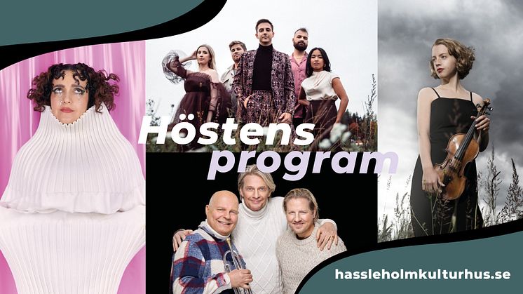 Höstens programblad på Hässleholm Kulturhus är här!