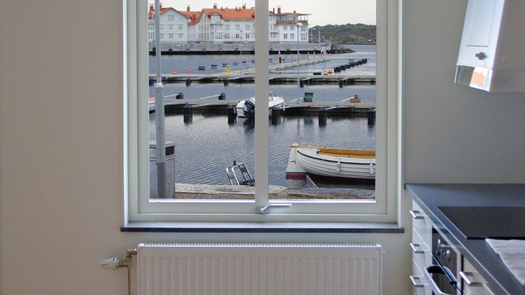 Hyresgästerna på plats i Förbos nya lägenheter på Marstrand 