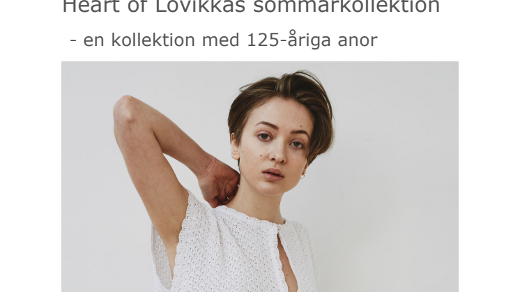 Nu lanseras Heart of Lovikkas sommarkollektion 