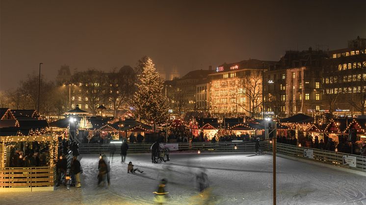 Das Wienachtsdorf in Zürich