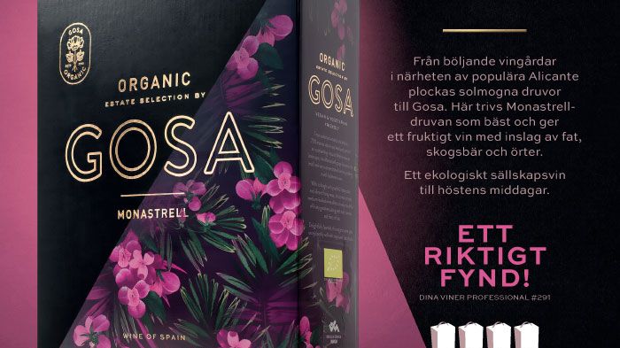 Nya röda ekologiska GOSA