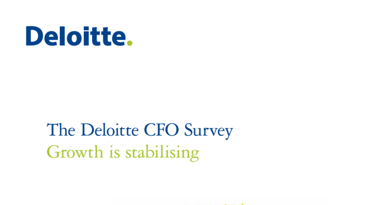 Deloitte CFO Survey 2011
