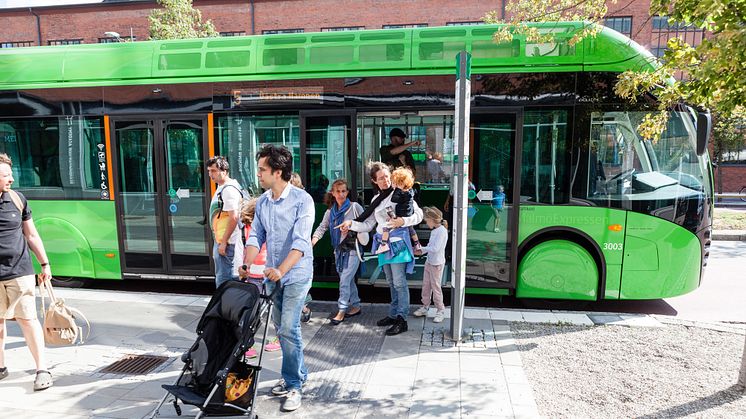 Ökat bussåkande med Malmöexpressen