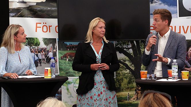 Karolina Losell, Roslagens Sparbank, Catharina Elmsäter Svärd, Sveriges Byggindustrier och Emil Källström Centerpartiet.