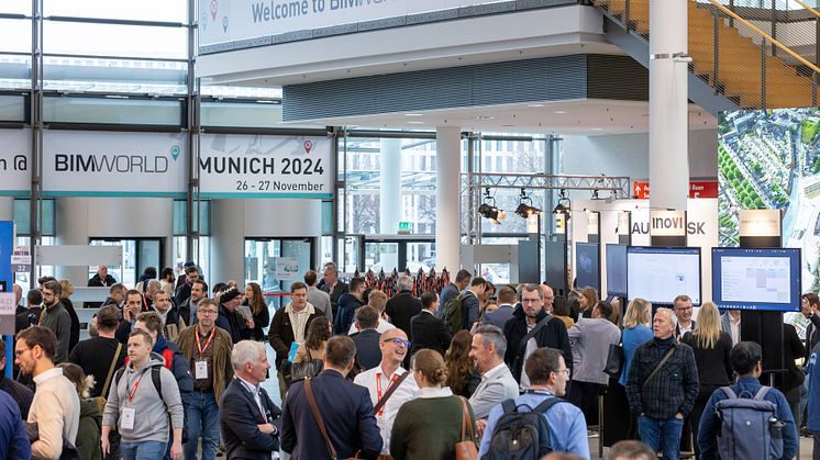 Besucher und Fachleute der BIM World MUNICH erleben am 26. und 27. November 2024 im ICM spannende Vorträge aus der Schweiz sowie weitere innovative Projekte und Technologien. Foto: RM Rudolf Müller Events GmbH/Chris Hartlmaier