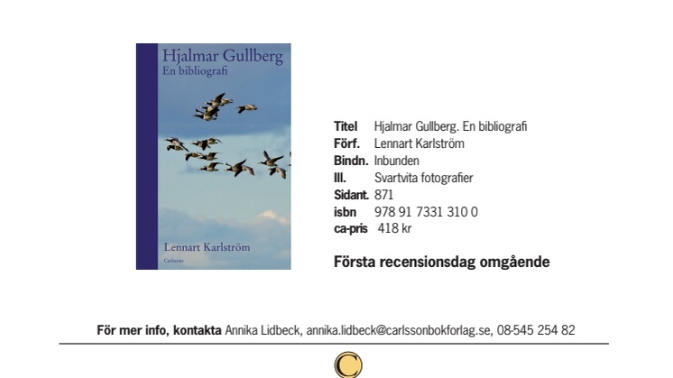 Gullberg-bibliografi