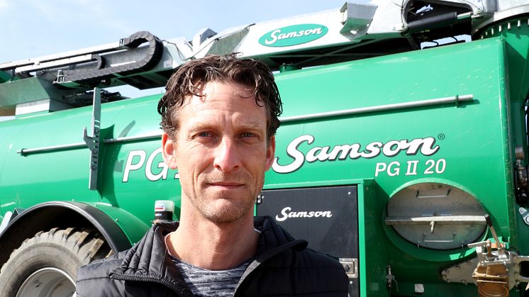 Fredrik Nilsson är ny produktchef för SAMSON. Foto: Swedish Agro Machinery
